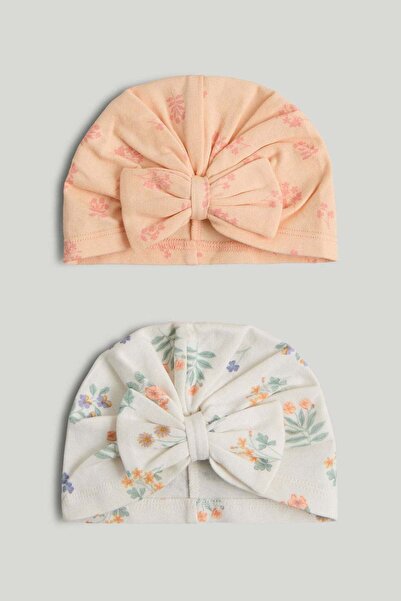 MOTHERCARE 2 Pack Cotton Baby Hats