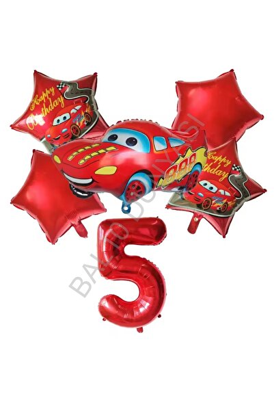 BEST PARTİ أفضل مجموعة بالونات رقائقية على شكل نجمة حمراء للسيارة، مناسبة للأ...