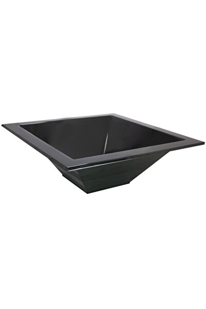 Culinaro Τετράγωνο μπολ 44x44x15cm μαύρο πολυανθρακικό