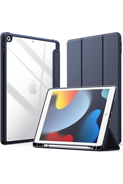 Primo Plus جراب حماية لجهاز iPad مقاس 10.2 بوصة مع حامل قلم يدعم شحن قلم Appl...