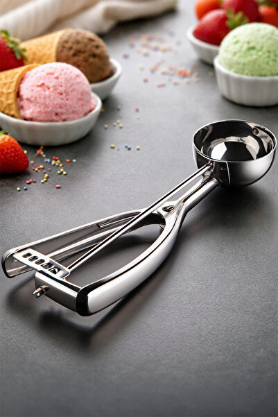 Prima Nova Paslanmaz Çelik Dondurma Kaşığı - Metalik