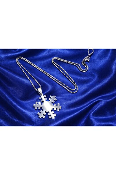 voyageaccessory Stainless Steel Snowflake Women's Necklace