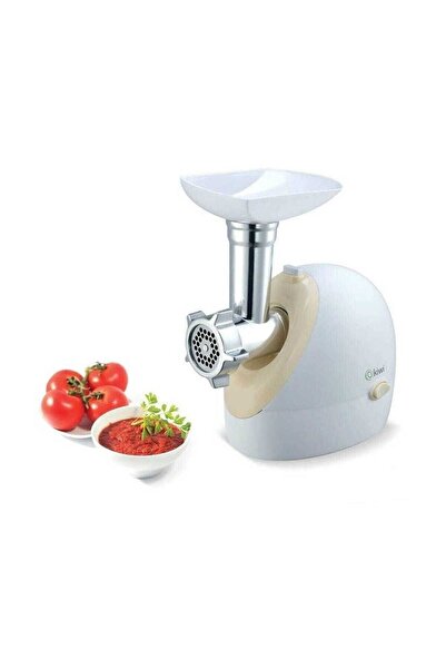 ozbience 700W Güçlü ve Pratik Salça ve Kıyma Makinesi, Beyaz