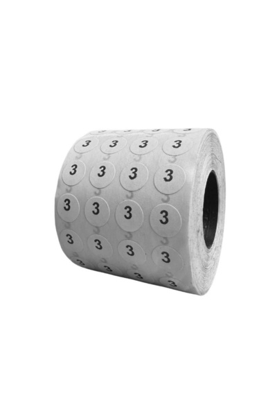 BİGÜMEX 3No Adhesive Sticker Label Size Label (5000 Pcs)