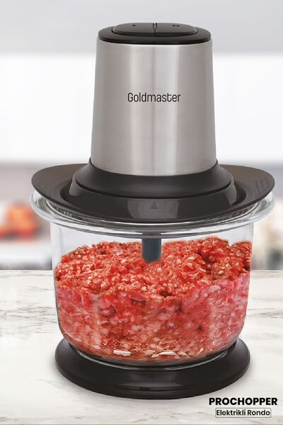 Genel Markalar Büyük Cam Hazneli, 2 Kademe Ayarlı, 4 Bıçaklı Doğrayıcı Gri