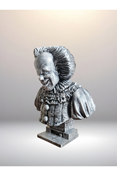 HobiHub Pennywise The Dancing Clown - It - Büst - Figür - 12 CM El Boyaması PLA PLastik