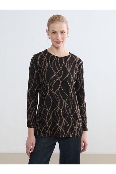 LC Waikiki Alegeri strălucitoare Bluză brodată cu guler Roba Zero de la Shini...