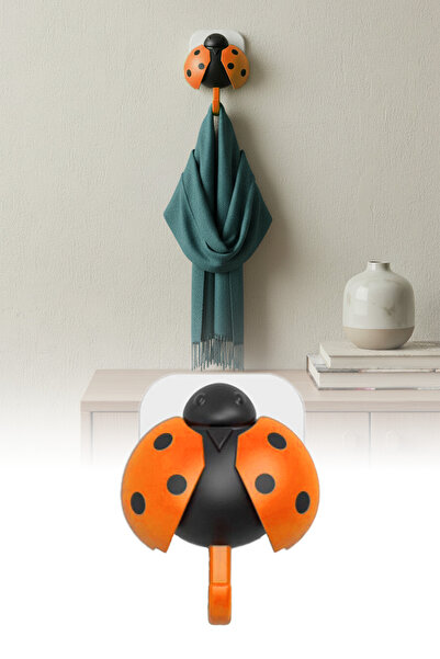 omilife حامل معلق بتصميم الدعسوقة - بأجنحة مفتوحة، قابل للتعليق على الحائط، م...