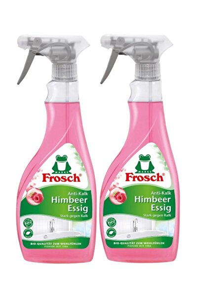 Frosch Ahududu Sirkesi İçeren Kireç Çözücü Banyo Temizleyici 500 ml x 2 Adet,...