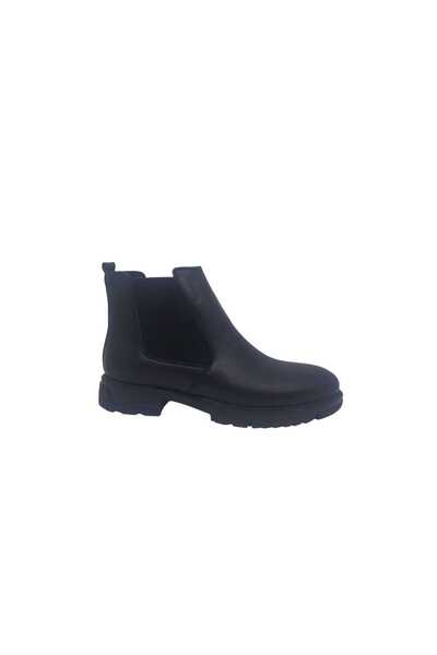 Zerhan Modesa 276 Men's Black Chelsea Genuine Leather Classic Boots