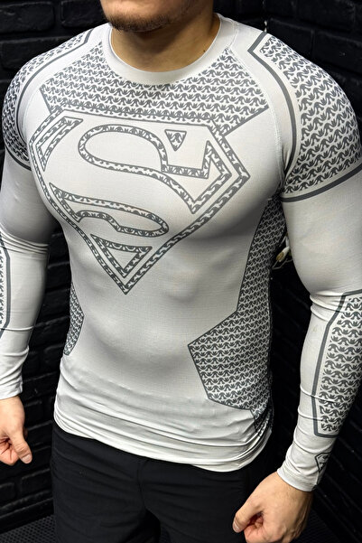 YHM ARMOURFIT Uzun Kollu Compression Erkek Body Spor, Fitness