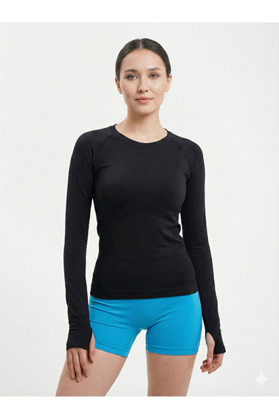 baim Seamless Finger Detailed Sportsman Long Sleeve T-Shirt V2