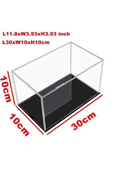 Choice4 LWH 30x10x10cm Transparent acrylic display box assembly collection bo...