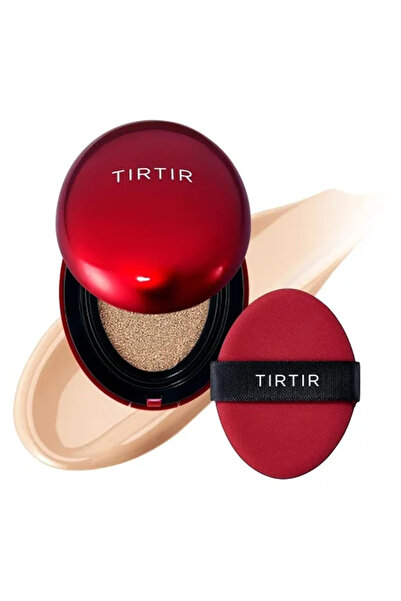 TIRTIR Mask Fit Red Cushion Fond de Ten, Compact 24W Soft Beige - acoperire r...