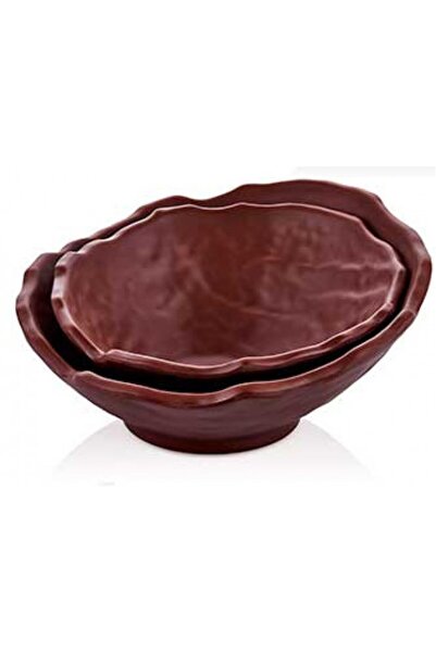 Raki Bol BROWN din melamina 1100ml 27,5x28.2x11,5cm