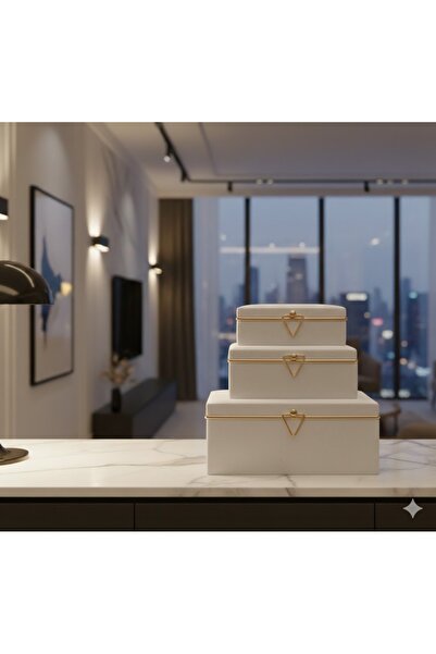 Duru Çeyiz Sandıkları Modern Çeyiz Sandığı 3 lü