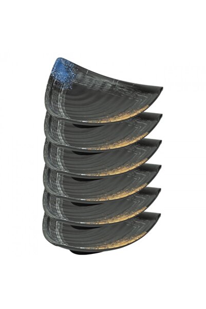 Raki Set 6 platouri triunghi din melamina Okimi 23cm