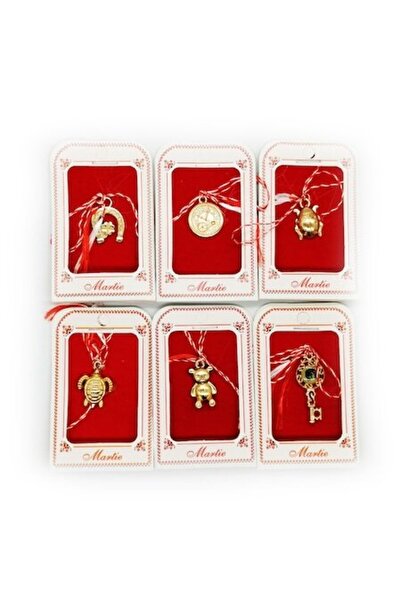 OEM Set of 6 Martisoare Medallions in Cardboard Box