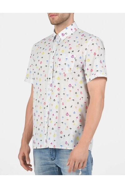 Trussardi Jeans Camasa Barbati Trussardi Bumbac Muslin
