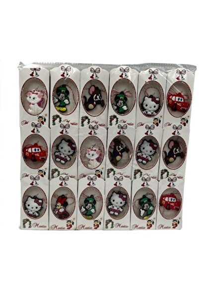 PROMERCO Set de 10 Mărțișoare, PROMERCO, pentru copii, Hello Kitty, Mickey Mo...