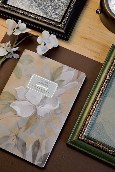 Nova Crafts GARDEN Luna Flora Terzi Dikişli Defter / Noktalı / 40 yaprak