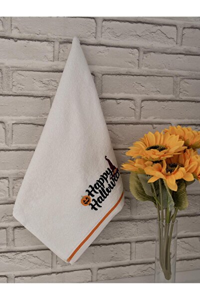 Baveno Cotton 40X70 cm Single Embroidered Gift Hand & Kitchen Towel