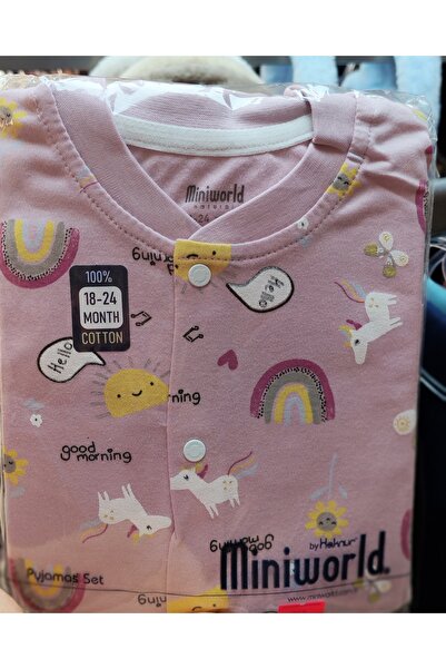 Miniworld Kız Bebek pijama takımı