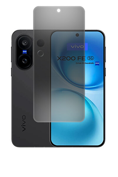 Phonextra Vivo X200 FE Mat Privacy Hayalet Nano Ekran Koruyucu Esnek Kırılmaz