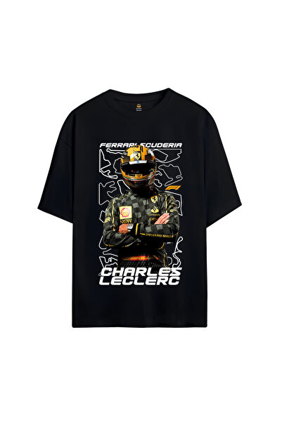 SVART WEAR Charles Leclerc Printed Oversize T-Shirt