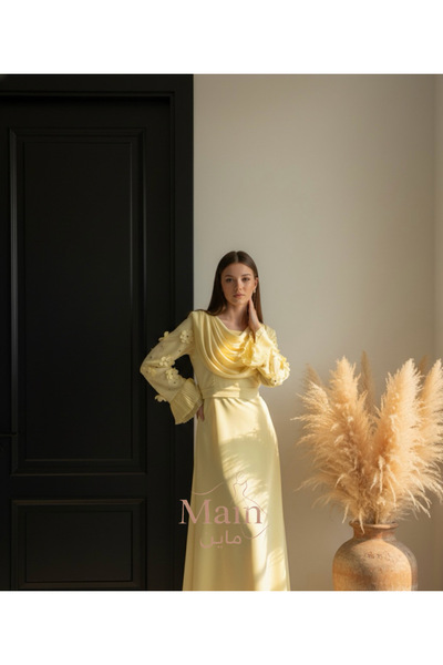 MAIN DRESS Nora's yellow dress with blouse sleeves