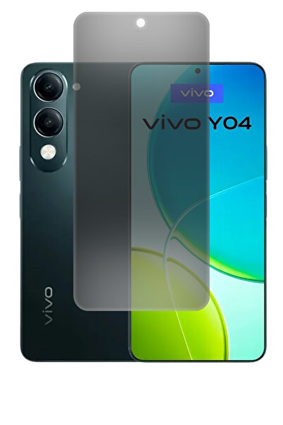 Phonextra واقي شاشة Vivo Y04 Mat Privacy Ghost Nano مرن غير قابل للكسر