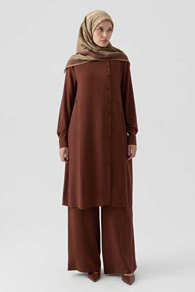 Tuğba Palazzo Pantolon - Kahve