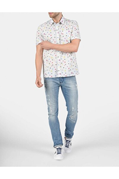 Trussardi Jeans Camasa Barbati Trussardi Bumbac Muslin