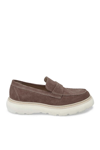 Tergan Vizon Hakiki Süet Deri Erkek Loafer - E25I1AY57237-A02