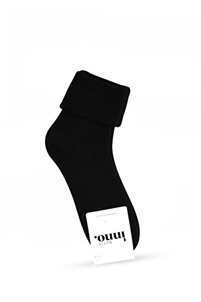 Inno Șosete termice groase de iarnă pentru femei, fără elastic, ondulate