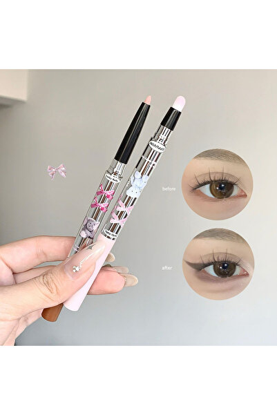 cappuvini Aegyosal Çift Uçlu Yüksek Işıltı Göz Kalemi, Fırçalı Aydınlatıcı & ...