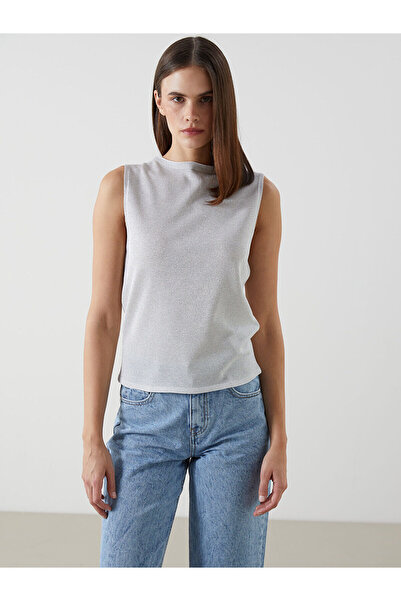 LC Waikiki Mg Trenden Ecru Crew Neck Women's Knitwear Sweater