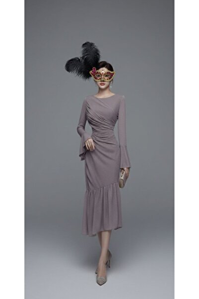 ABRARYZ Shiny midi dress