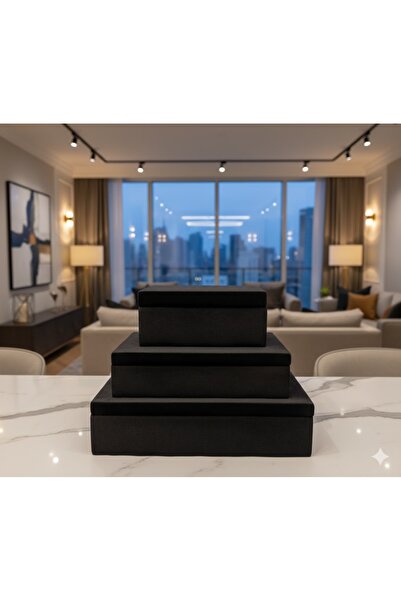 Duru Çeyiz Sandıkları Modern Şık Çeyiz Sandığı 3 lü