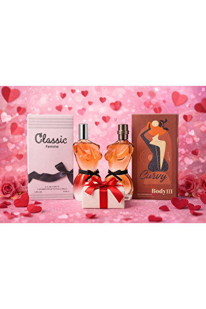 CLASSİC Set cadou parfumuri pentru Valentine’s Day , Femme si Curvy