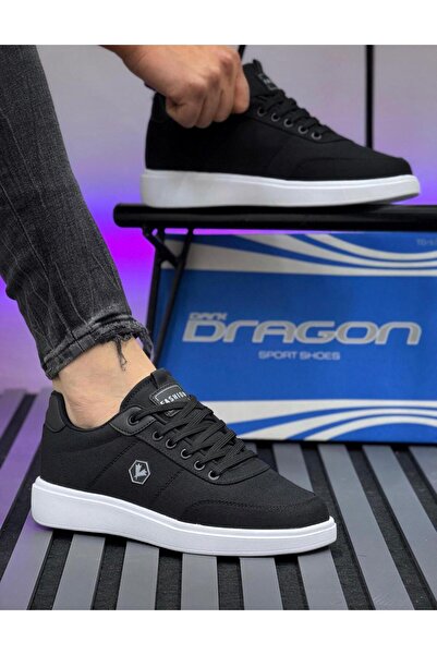 Dragon Erkek Siyah Günlük Sneaker Ayakkabı