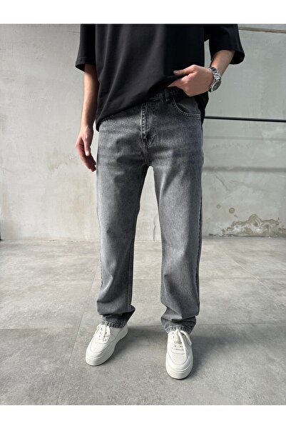 DİFRANSEL Men's Comfortable Fit Lossefit Baggy Trousers