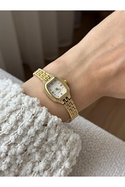 MERW Zühre Model Gold White Color Vintage Series Metal Cord Women Wrist Watch