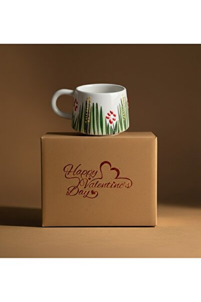 Artiser Valentine's Day Special Packaging Ceramic Mug with Spring Decoration,...