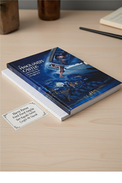 Space License Caiet cu copertă rigidă și dungi, cu design Harry Potter Flying...