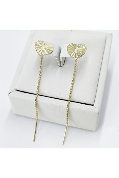 Milena Cercei Cu Fir Placati Cu Aur 14k - Lungime 5cm