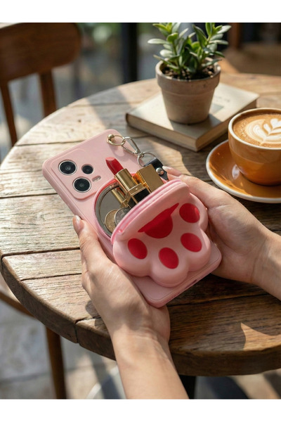 OSG Redmi Noıte 12 Pro 5G Uyumlu Fermuarlı Çantalı Cüzdanlı Boyun Askılı 3 Bo...