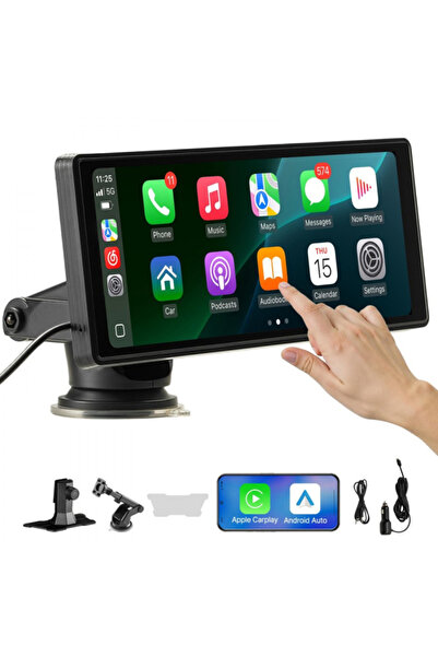 VEVOR Παγκόσμια πλοήγηση αυτοκινήτου WiFI CarPlay Android Auto, φωνητικός έλε...