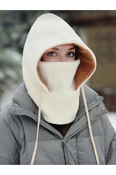 stylna 1 buc. Cagulă tricotată călduroasă unisex, de toamnă/iarnă, lavabilă