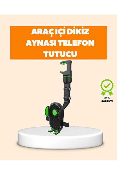 Epilons حامل هاتف مرآة الرؤية الخلفية داخل السيارة قابل للطي ومتعدد الوظائف M...